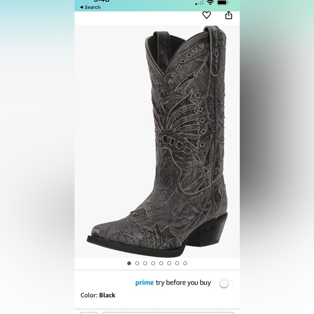 Cowgirl boots! Brand new never worn! Paid $185! Laredo! Open to offers!!